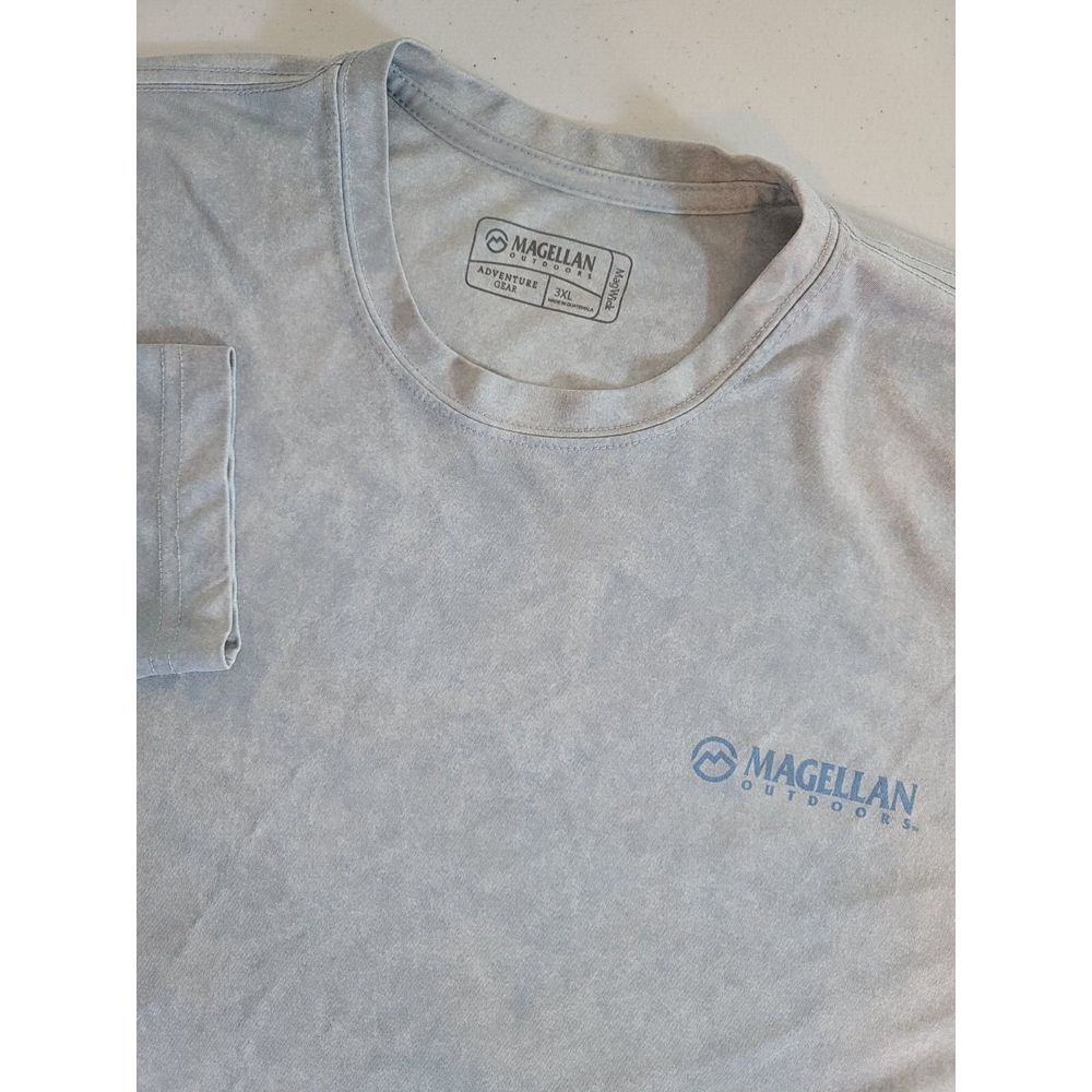 Magellan Outdoor Adventure Gear Mag Wick Gray L/S T-Shirt‎ Gray 3XL